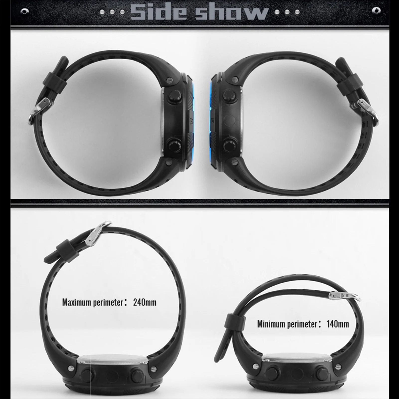 Men Digital Sports Watch Waterproof Casual Luminous Stopwatch Alarm Simple Army Watch for Running Climbing Fishing