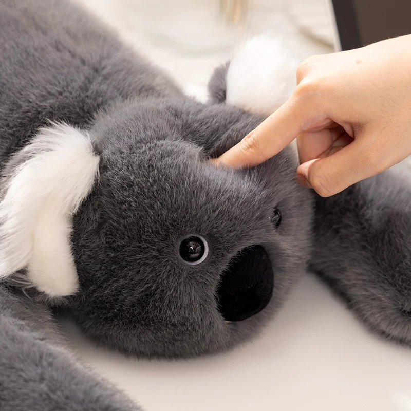 30-65cmKawaii High Quality Forest Animal Plush Doll Pillow Soft Long-arm Raccoon Dinosaur Sloth Panda Koala Plush Toy Home Decor