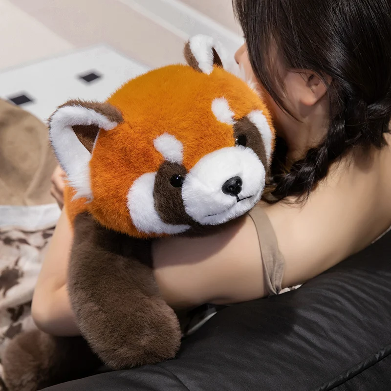 30-65cmKawaii High Quality Forest Animal Plush Doll Pillow Soft Long-arm Raccoon Dinosaur Sloth Panda Koala Plush Toy Home Decor