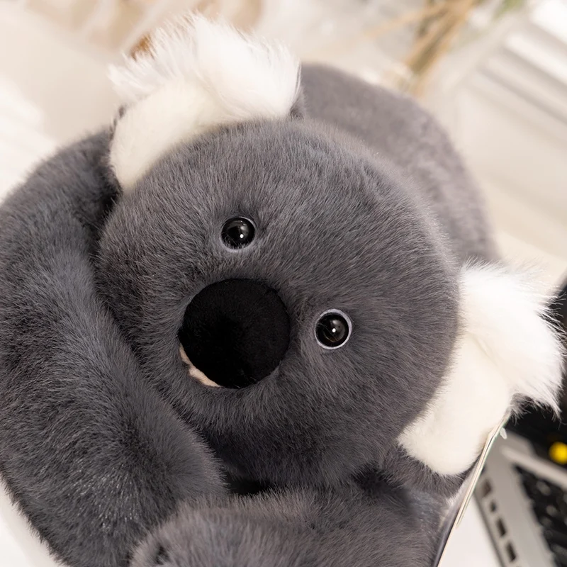 30-65cmKawaii High Quality Forest Animal Plush Doll Pillow Soft Long-arm Raccoon Dinosaur Sloth Panda Koala Plush Toy Home Decor