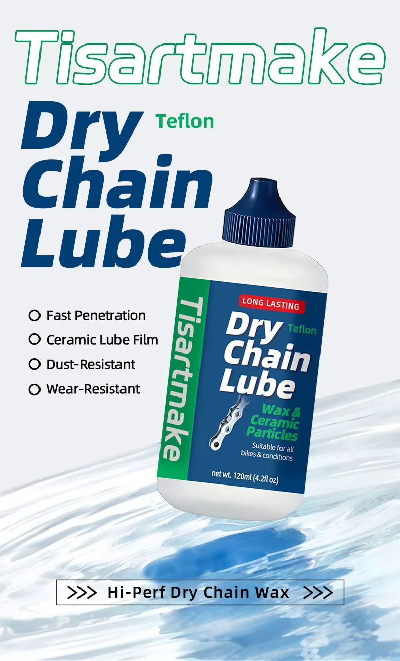 120ML Road MTB Bike Waxy Dry Chain Oil Repair Bicycle Waxy Maintenance Oil Squirt Lube Chain Fork Flywheel Bike Bearing Grease