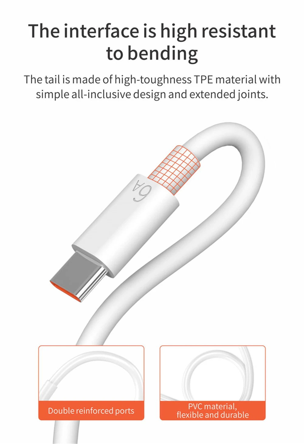 6A 66W Super Fast EU Wall Charger For Huawei Mate 40 50 60 P50 Nova 8 9 10 Honor 90 100 X7 X8 X9 Magic Type C Charging USB Cable