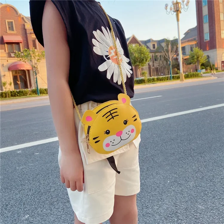 Kids Baby Girls Boys Cartoon Animal Bag Crossbody Design Purse Handbags Bags PU Leather Cute rabbit Snap Shoulder Bag 2024 Gift