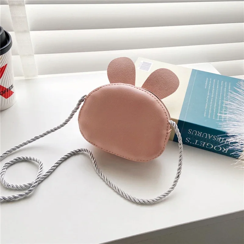 Kids Baby Girls Boys Cartoon Animal Bag Crossbody Design Purse Handbags Bags PU Leather Cute rabbit Snap Shoulder Bag 2024 Gift