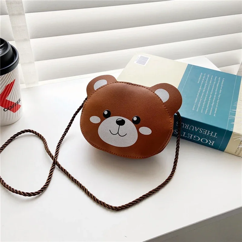 Kids Baby Girls Boys Cartoon Animal Bag Crossbody Design Purse Handbags Bags PU Leather Cute rabbit Snap Shoulder Bag 2024 Gift