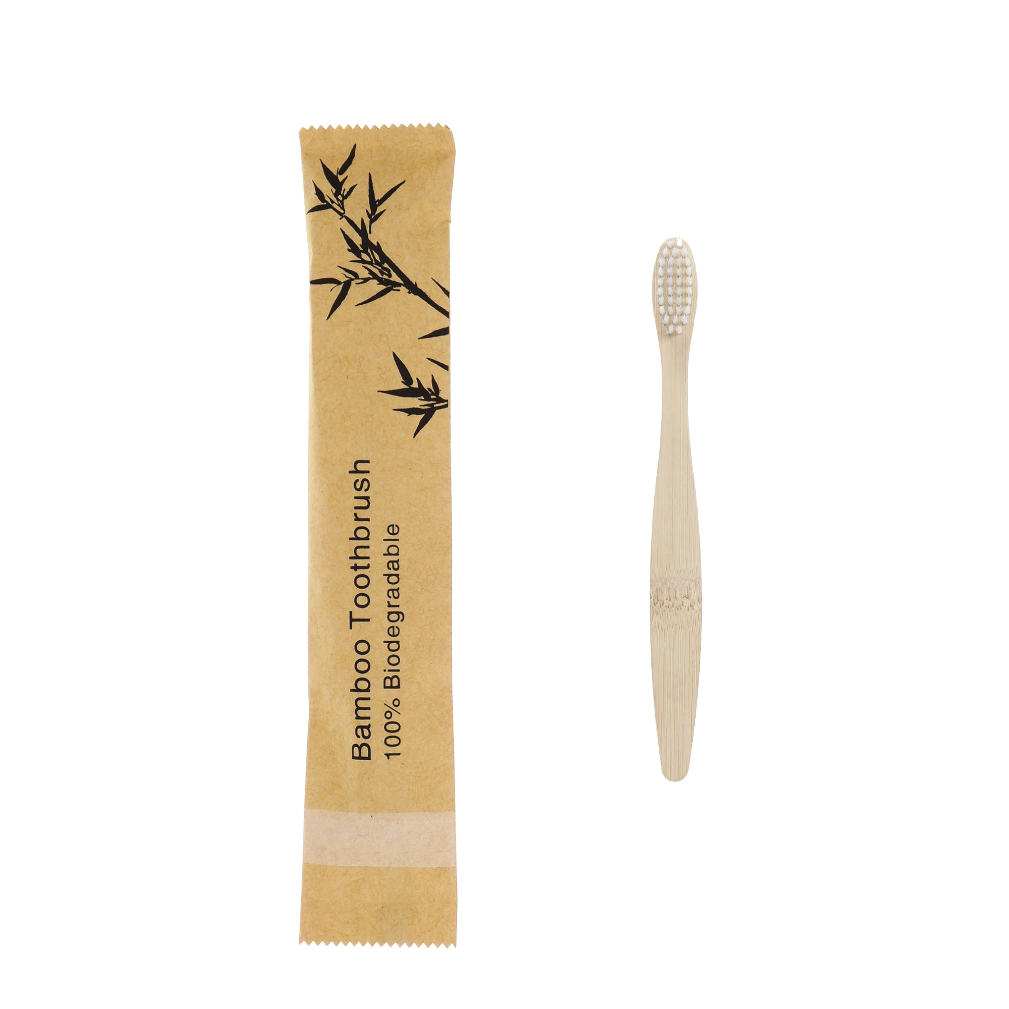 10Pcs Children Bamboo Toothbrushes Soft Bristles Child Toothbrush Eco Friendly Biodegradable Wooden Handle Teeth Whitening Brush