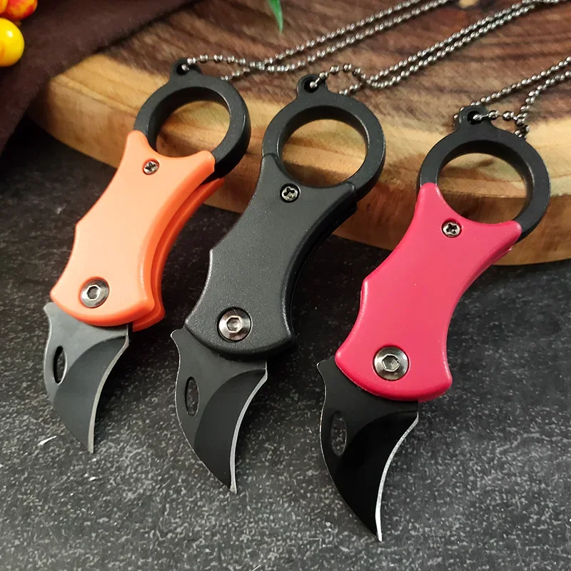 Mini Utility Folding Knife Slicing Meat Fruit Fish Knife Cleaver Meat Chop Vegetables Kitchen Knives Boning Butcher Chef Knife