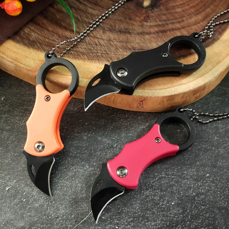 Mini Utility Folding Knife Slicing Meat Fruit Fish Knife Cleaver Meat Chop Vegetables Kitchen Knives Boning Butcher Chef Knife
