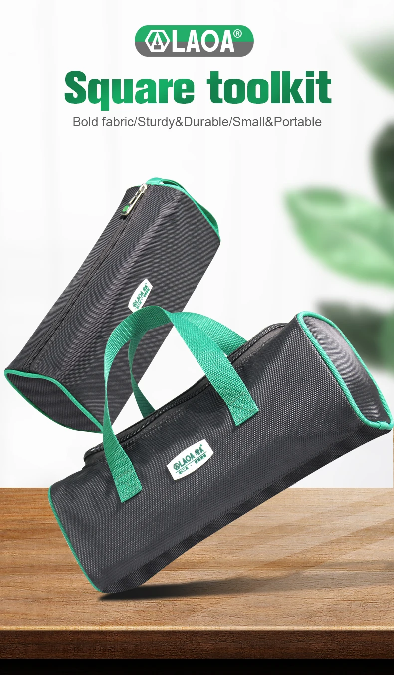 LAOA 1680D Oxford Canvas Waterproof Handbag for Screws Nails Metal Car Parts Storage Fishing Travel Makeup Organizer Tool Bags