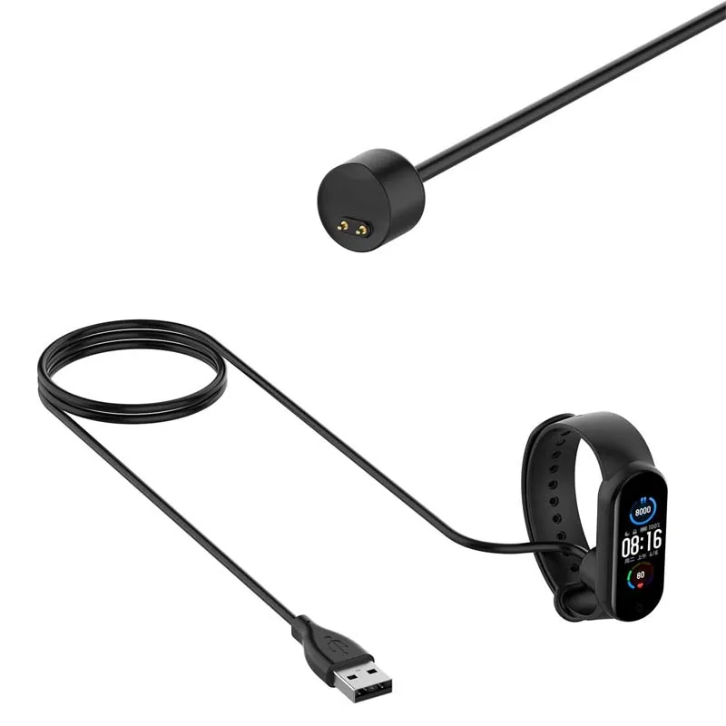 For Xiaomi Mi Band 5 6 7 Charger, Amazfit Band 5, USB Magnetic Charging Cable Replacement Charger