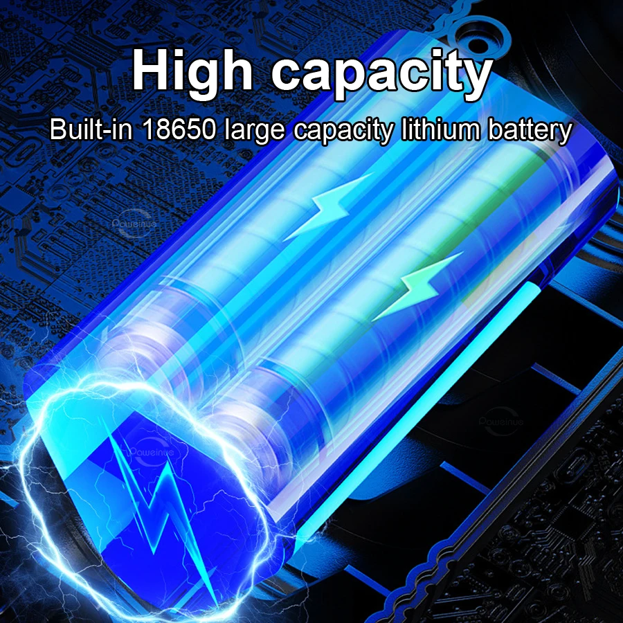 998000000LM Ultra Powerful LED Flashlight New 2000W Super Bright Torch Light Rechargeable Portable Lamp Outdoor Fishing Lantern