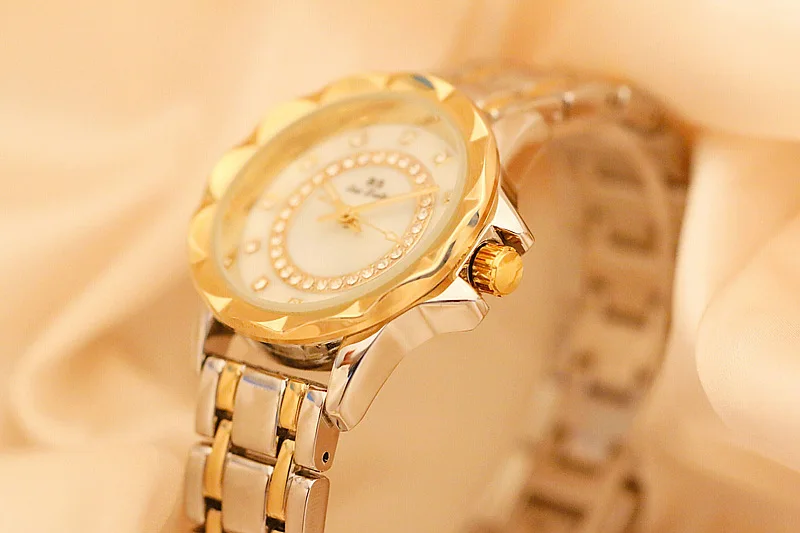 Diamond Women Watch Luxury Brand 2025 Rhinestone Elegant Ladies Watches Rose Gold Clock Wrist Watches For Women relogio feminino