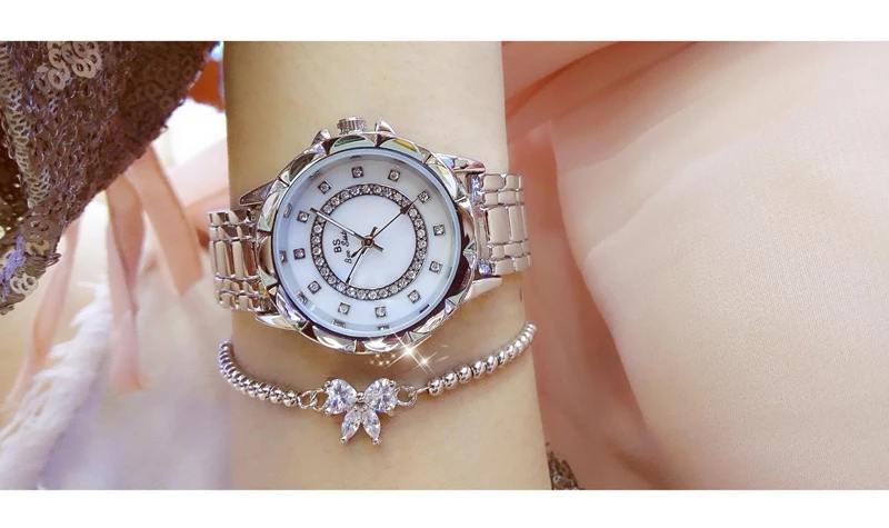 Diamond Women Watch Luxury Brand 2025 Rhinestone Elegant Ladies Watches Rose Gold Clock Wrist Watches For Women relogio feminino