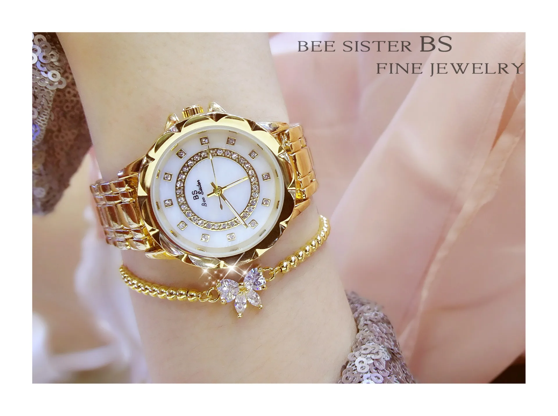 Diamond Women Watch Luxury Brand 2025 Rhinestone Elegant Ladies Watches Rose Gold Clock Wrist Watches For Women relogio feminino