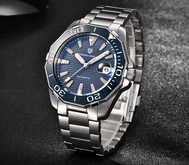 2025 New Brand PAGANI DESIGN 1617 Men's Military Sport Mechanical Watches Waterproof Stainless Steel Top Brand Luxury Men Watch