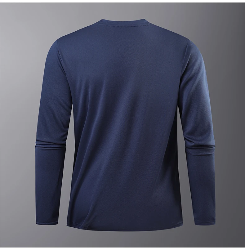 Reflective Sport Gym T Shirt Men Quick Dry Running Bodybuilding Shirts Men Long Sleeve Fitness Pullover Top Spring Autumn