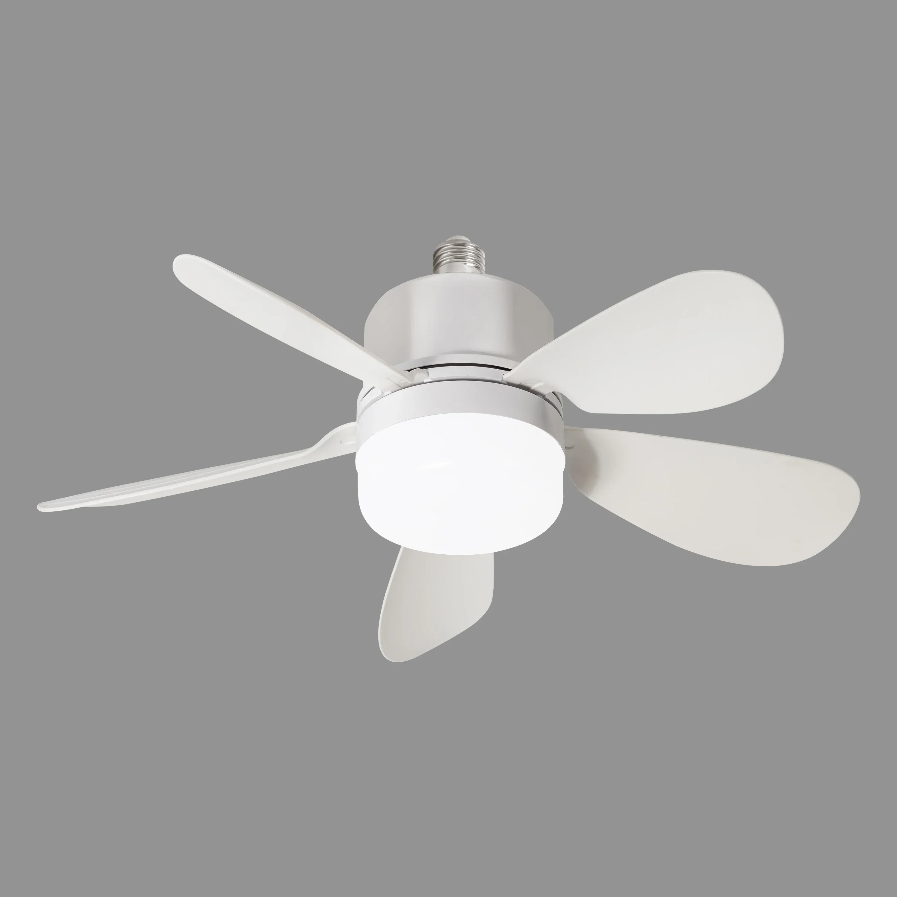 16 Inch 2-in-1 Ceiling Fan with Light Remote Control Fan Lights Dimmable E27 Socket Bedroom Living Room Kitchen Office Bathroom