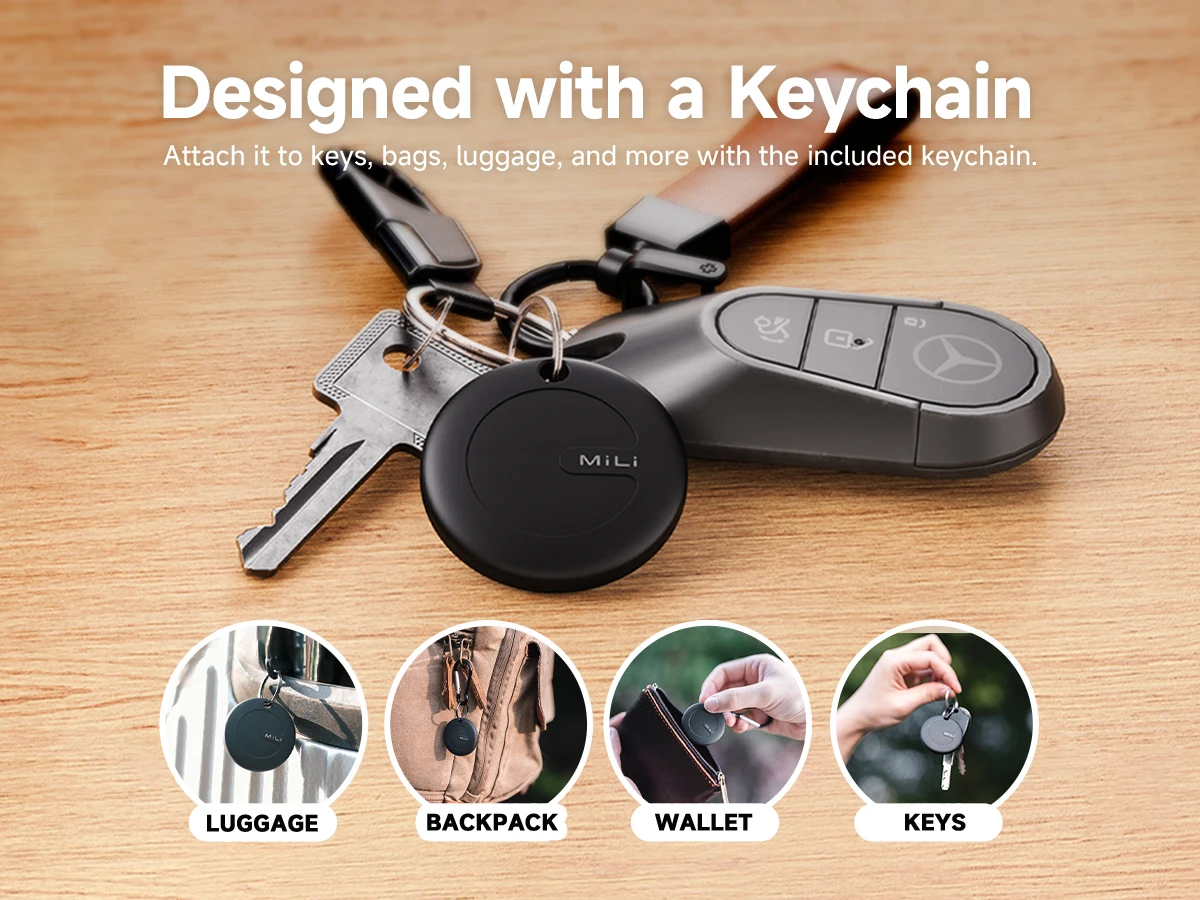 MiLi Tracker Device For google Find My Tracking iTag Bluetooth Locator Anti-Lost Device Smart Bluetooth Tracker Android System
