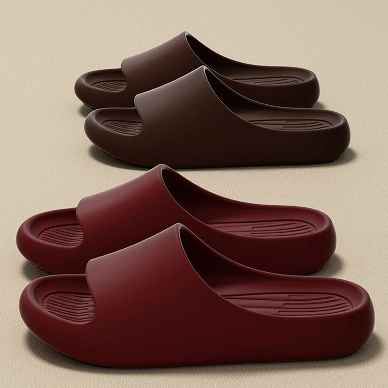 Big Size 50 51 Summer Slippers For Men Women EVA Lightweight Open Toe Quick Dry Home Slides Men Flat Sandals Beach Couple Shoes