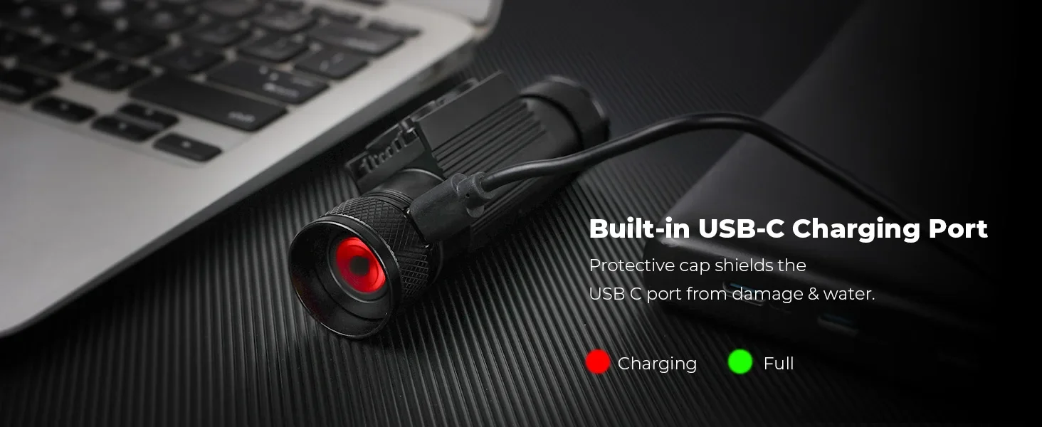 H25LR LED 90 High CRI Rechargeable Headlamp Powerful Lightweight Head Flashlight with Bright White Light 660nm Deep Red Torch