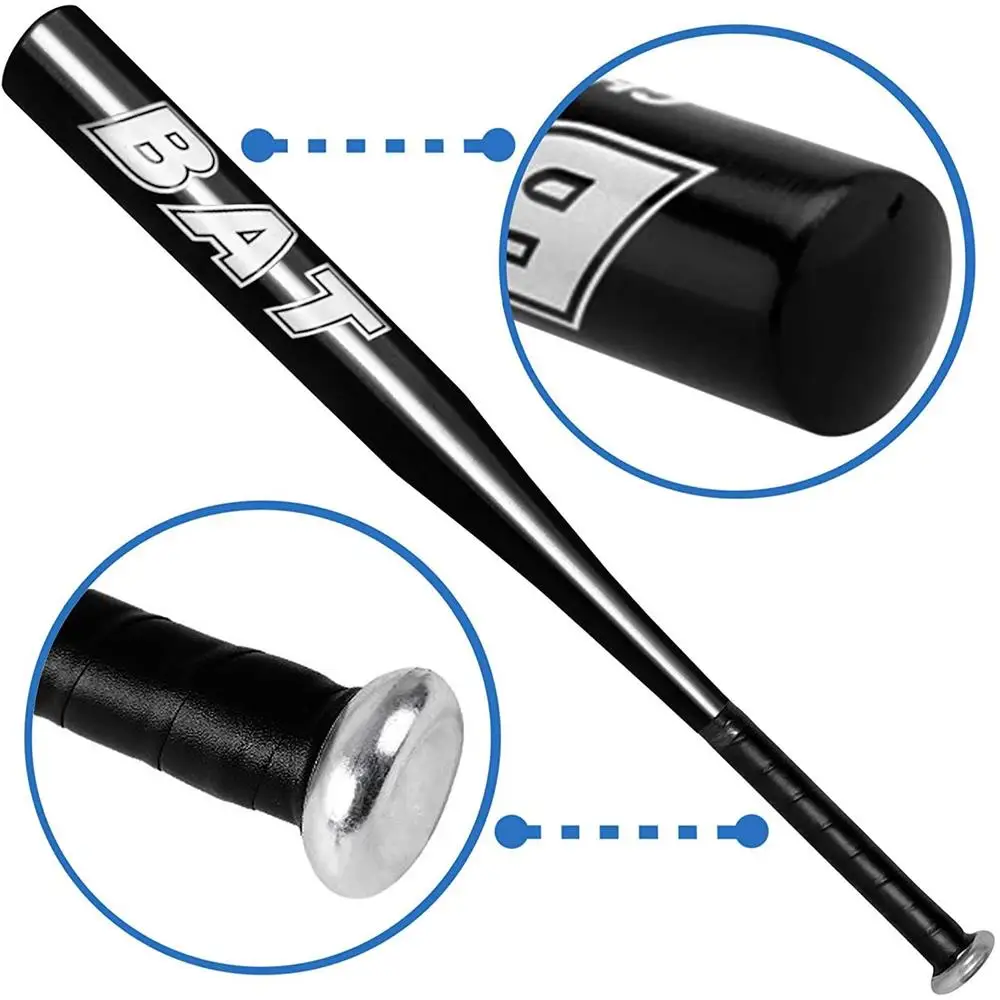 Aluminum Alloy Thickened Baseball Bat And Softball Gloves Ball 20inch four Colors Outdoor Sports Home Person Self-Defense Gear