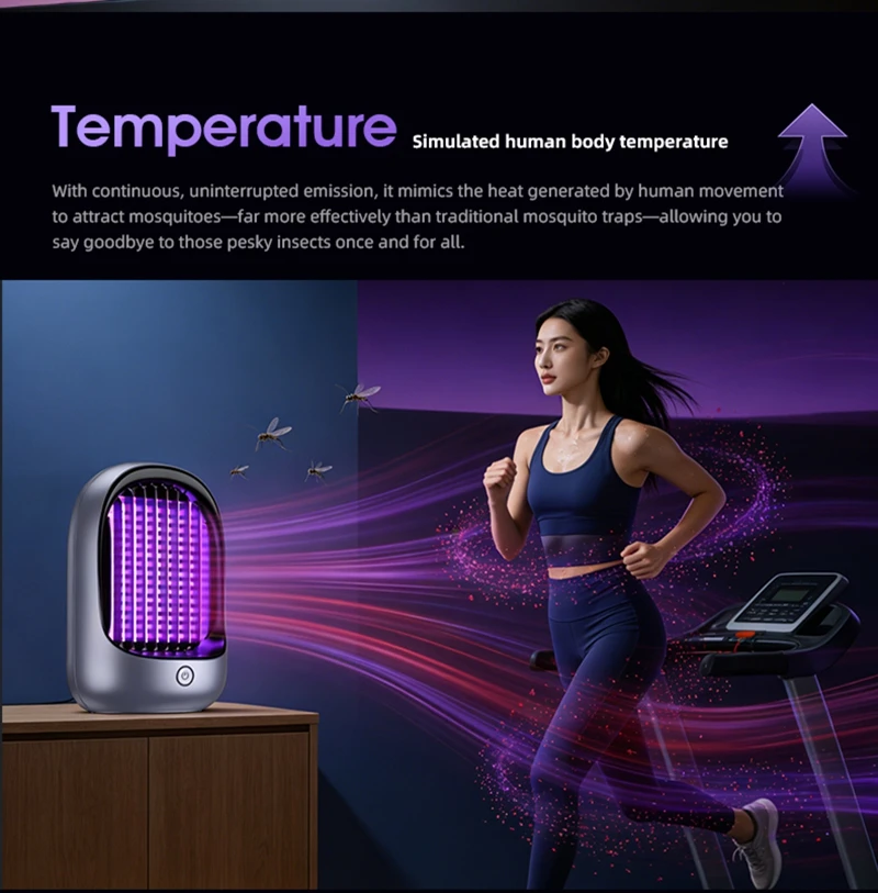 Lenovo Mosquito Repellent Killer USBRechargeable Outdoor Killer Bug Zapper Mosquito Racket Insect Killer Electric Shocker Indoor