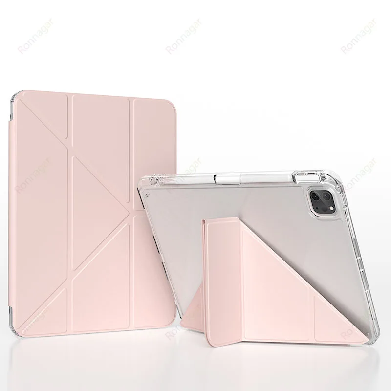 Y Fold Magnetic Case For iPad A19 2026 A16 2025 Air5 4 Air11 13 M4 M3 M2 M5 Pro11 13 12.9 10th 9th 8th 6/5th 10.9 10.5 10.2 9.7