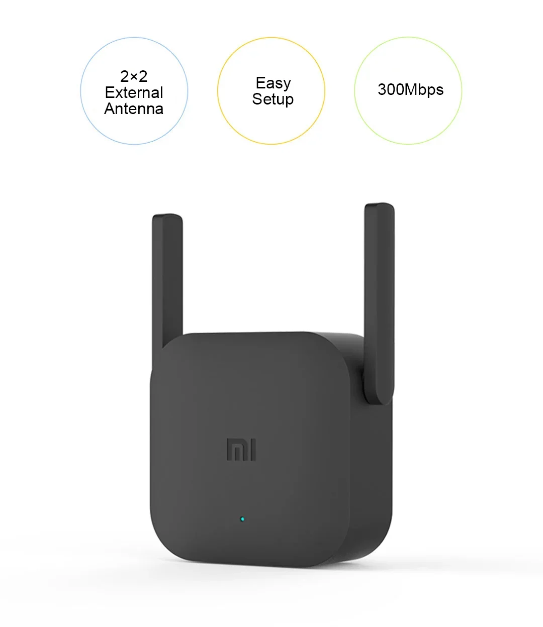 XIAOMI New WiFi Amplifier Pro，300M 2.4G Network Expander Repeater Power Extender Roteador，2 Antenna，For Mi Router Wi-Fi