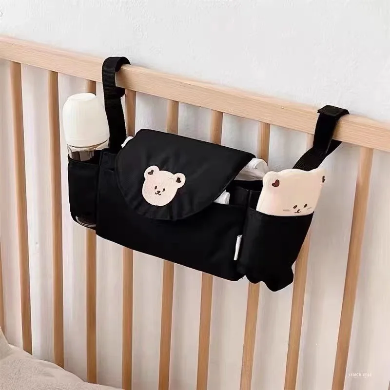 Baby Stroller Bag Pram Organizer Baby Accessories Cup Holder Newborn Trolley Portable Travel Car Bags for Carriages Universal