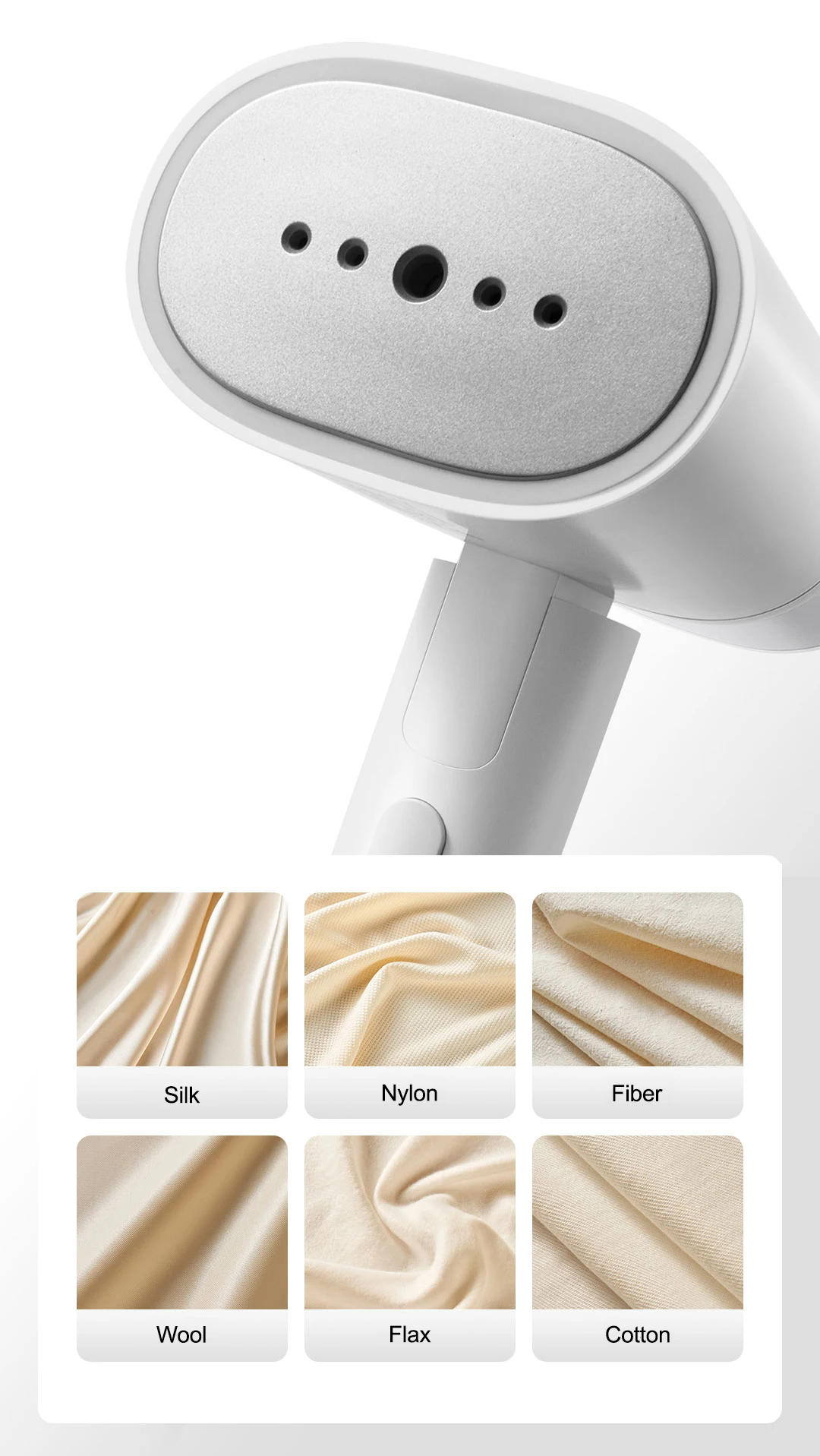 New MIJIA Handheld Garment Steamer 2 Iron Home Electric Steam Cleaner Portable Foldable Mite Removal Flat Ironing Machine