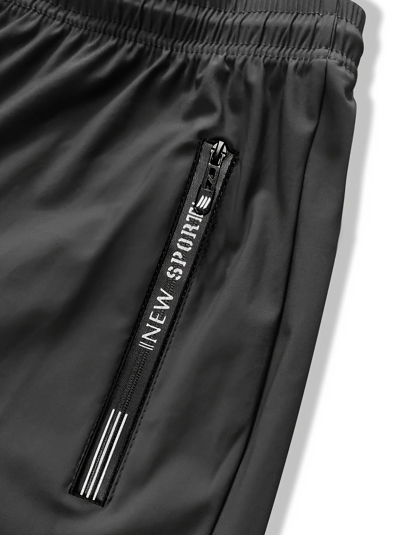 Sweatpants Man Fishing Men's High Stretch Ice Silk Jogging Pants With Zipper Pockets Breathable Elastic Sports Pants Mens Gift