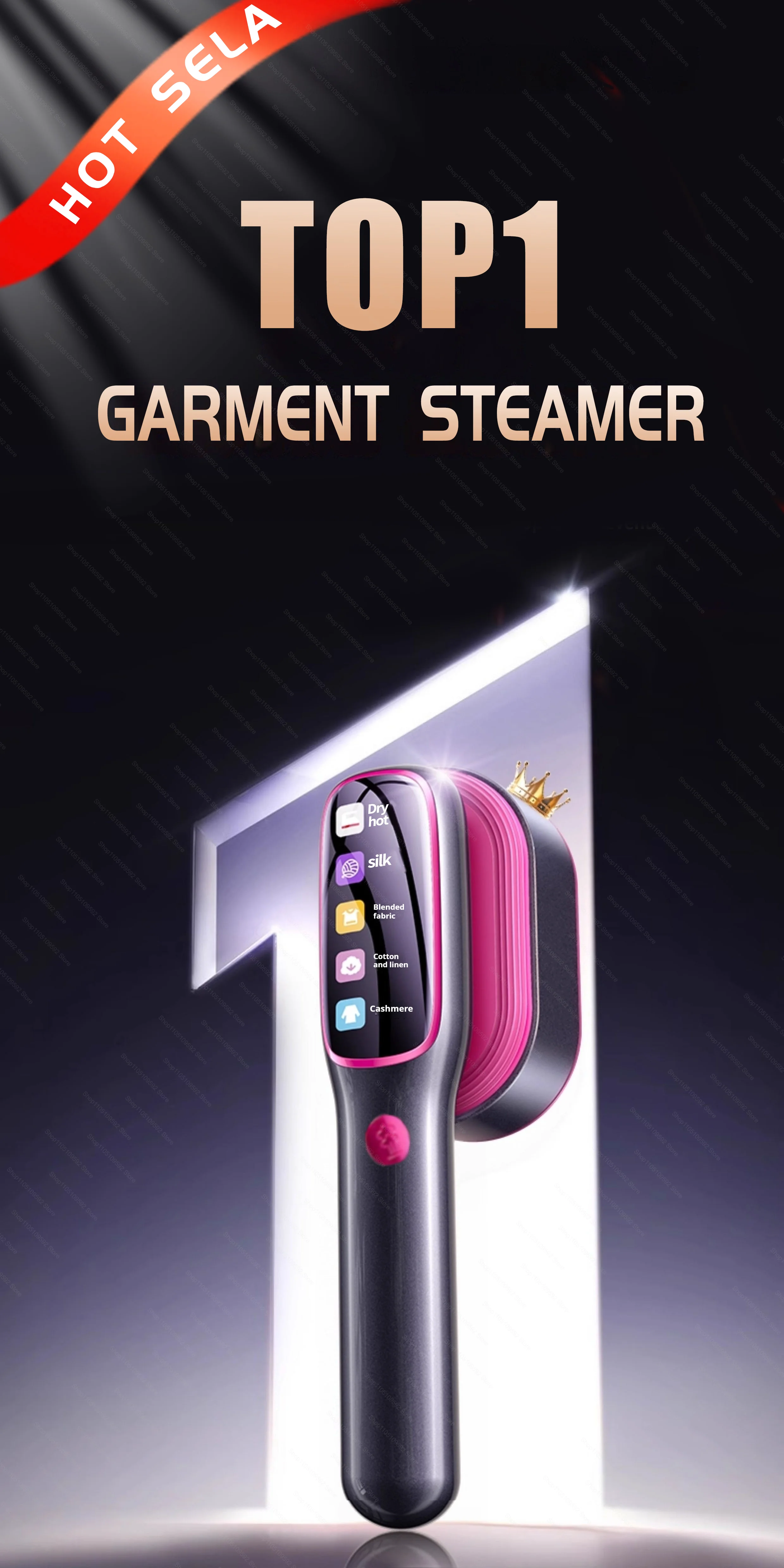NEW Handheld Steam Iron Garment Steamer Portable Mini for Clothes Fast Heating Travel Garment Fabric Press Machine with Home