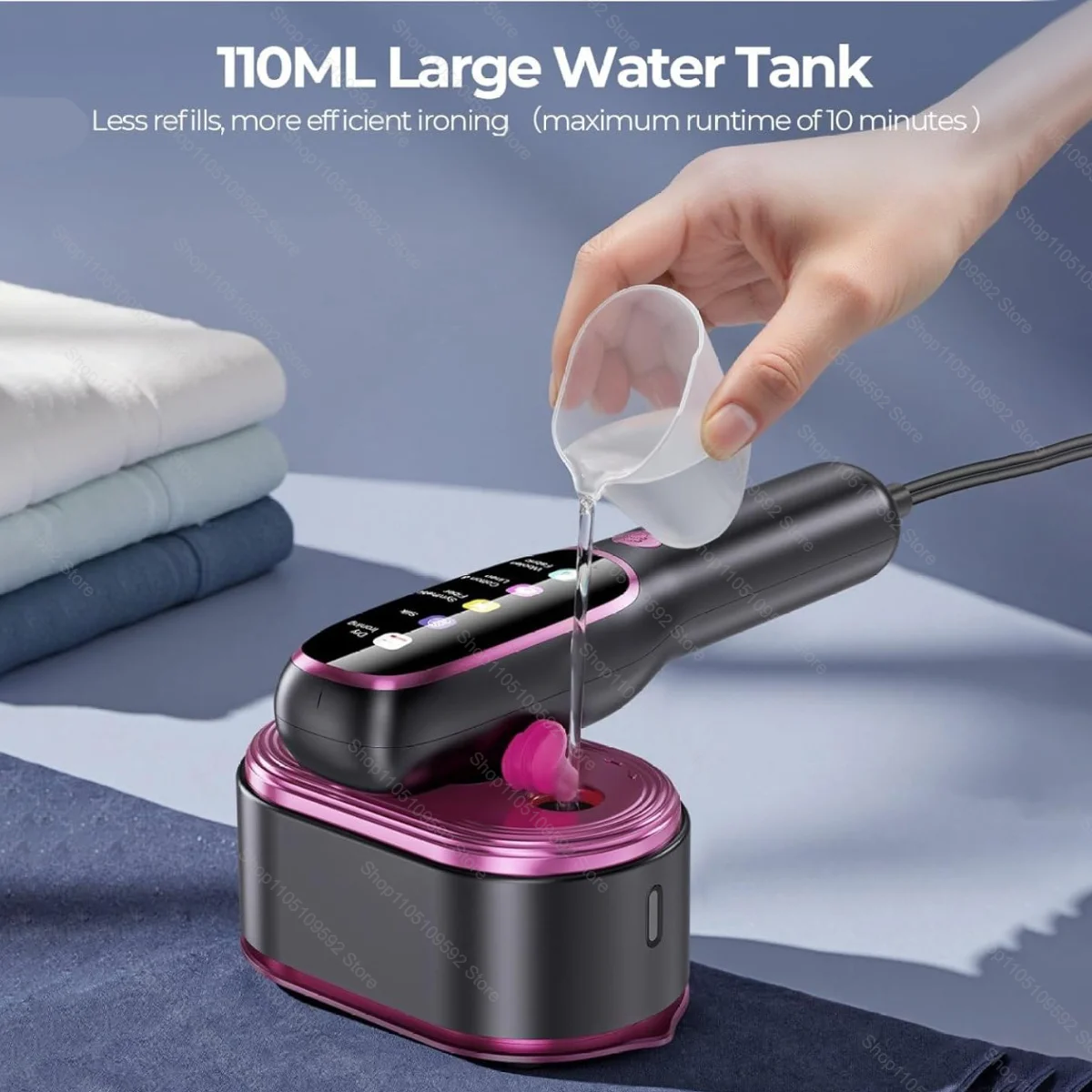 NEW Handheld Steam Iron Garment Steamer Portable Mini for Clothes Fast Heating Travel Garment Fabric Press Machine with Home