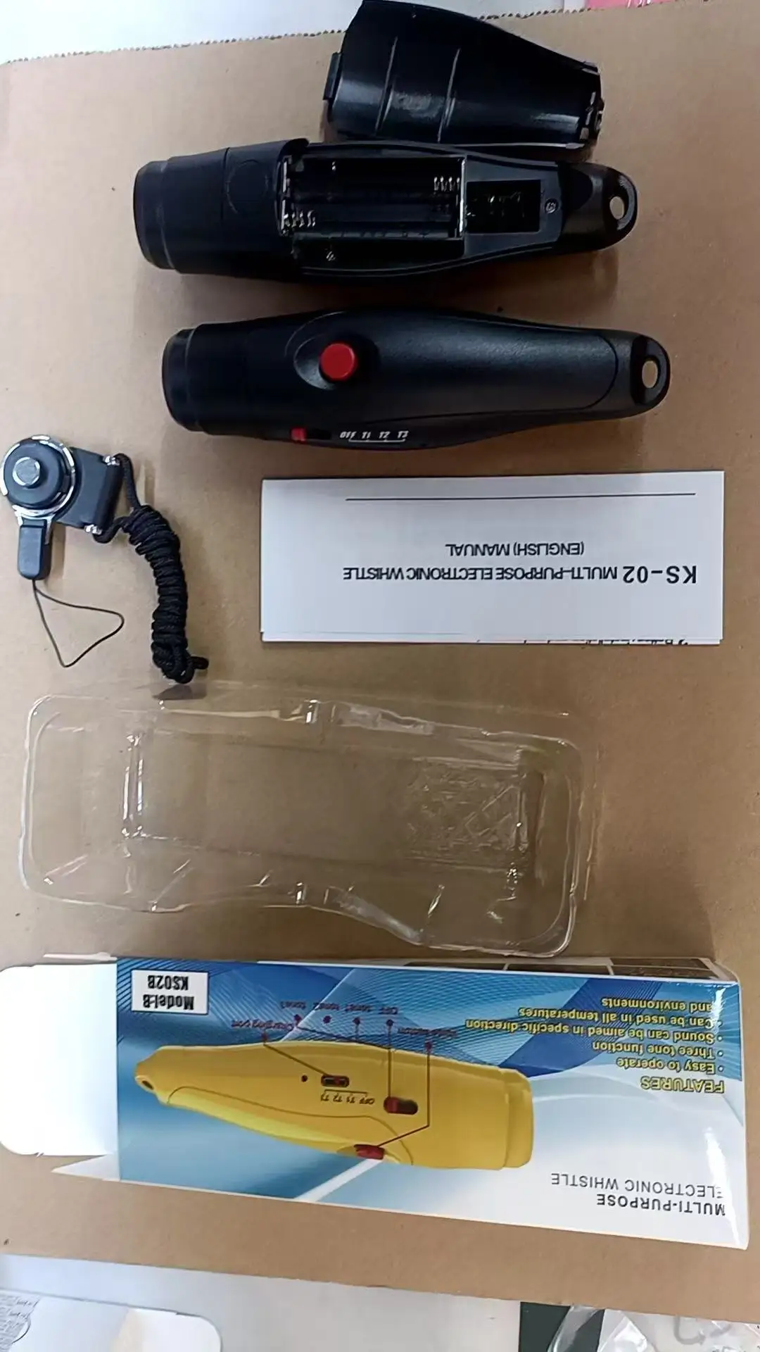3-Tone Electronic Whistle with Sound Effects for Outdoor Sports Traffic Control Referee Pigeon Training