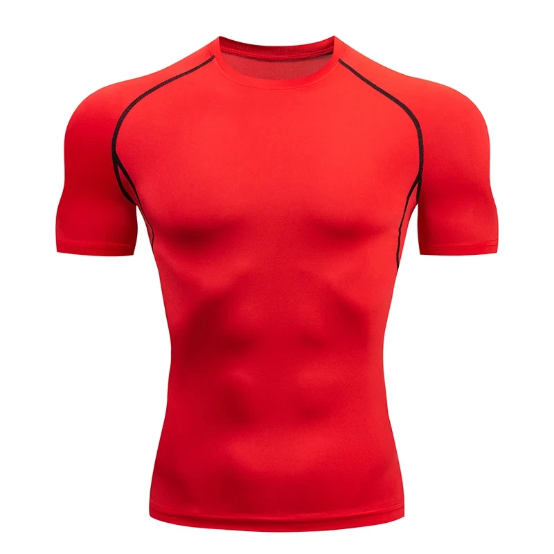 Men's UV Protection Rash Guard Surfing Diving Tee Tight Short Sleeve Swimwear Top Jellyfish Proof Swimming Floatsuit