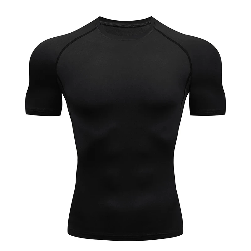 Men's UV Protection Rash Guard Surfing Diving Tee Tight Short Sleeve Swimwear Top Jellyfish Proof Swimming Floatsuit