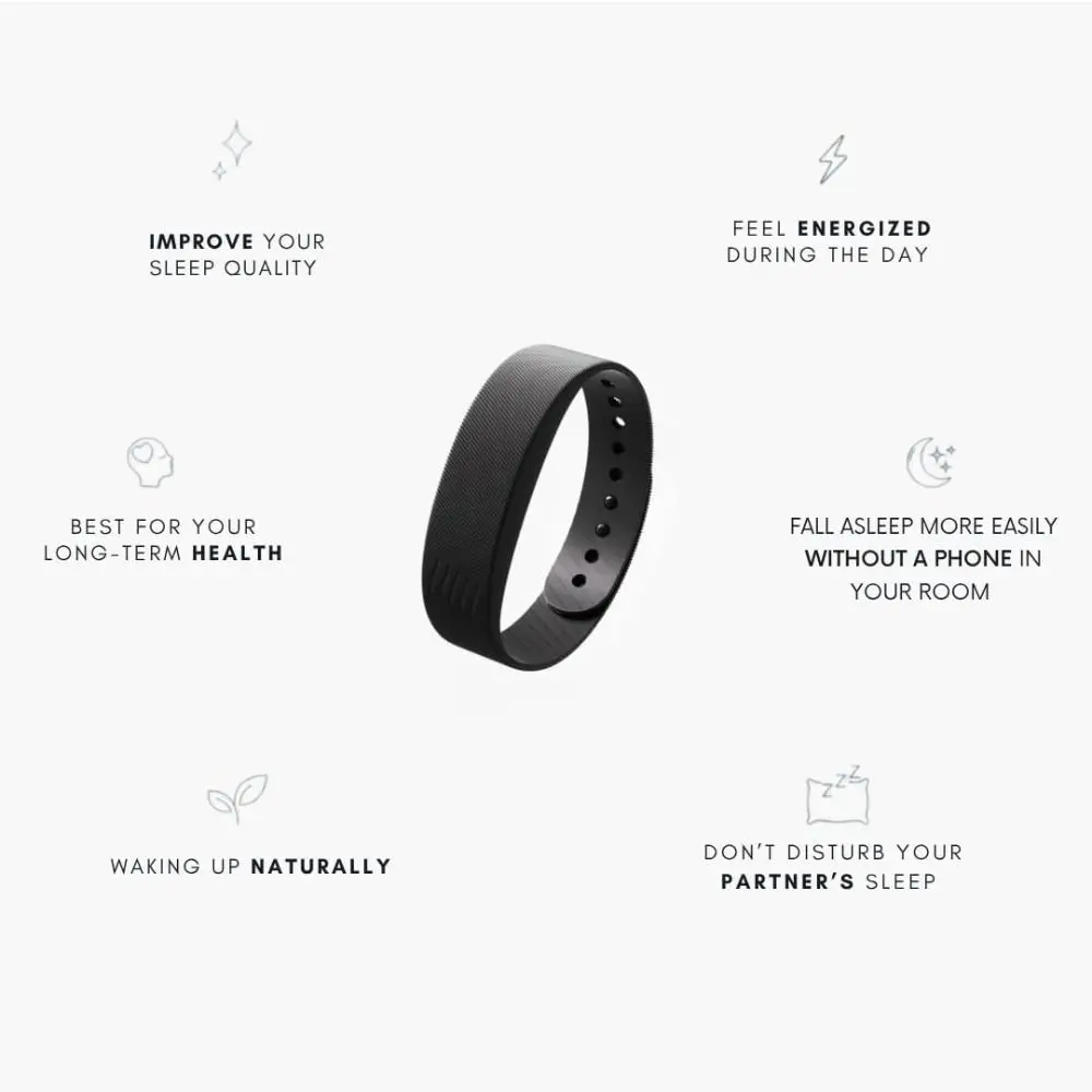 LED Digital Alarm Clock Watch Adjustable Silicone Snooze-proof Alarm Bracelet with Running Pedometer Waterproof Vibrating Alarm