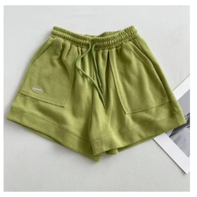 Women's Comfortable Loose Wide-legged Drawstring A Pants Slim Waist Slim Fit Casual Home Versatile Sports Shorts New