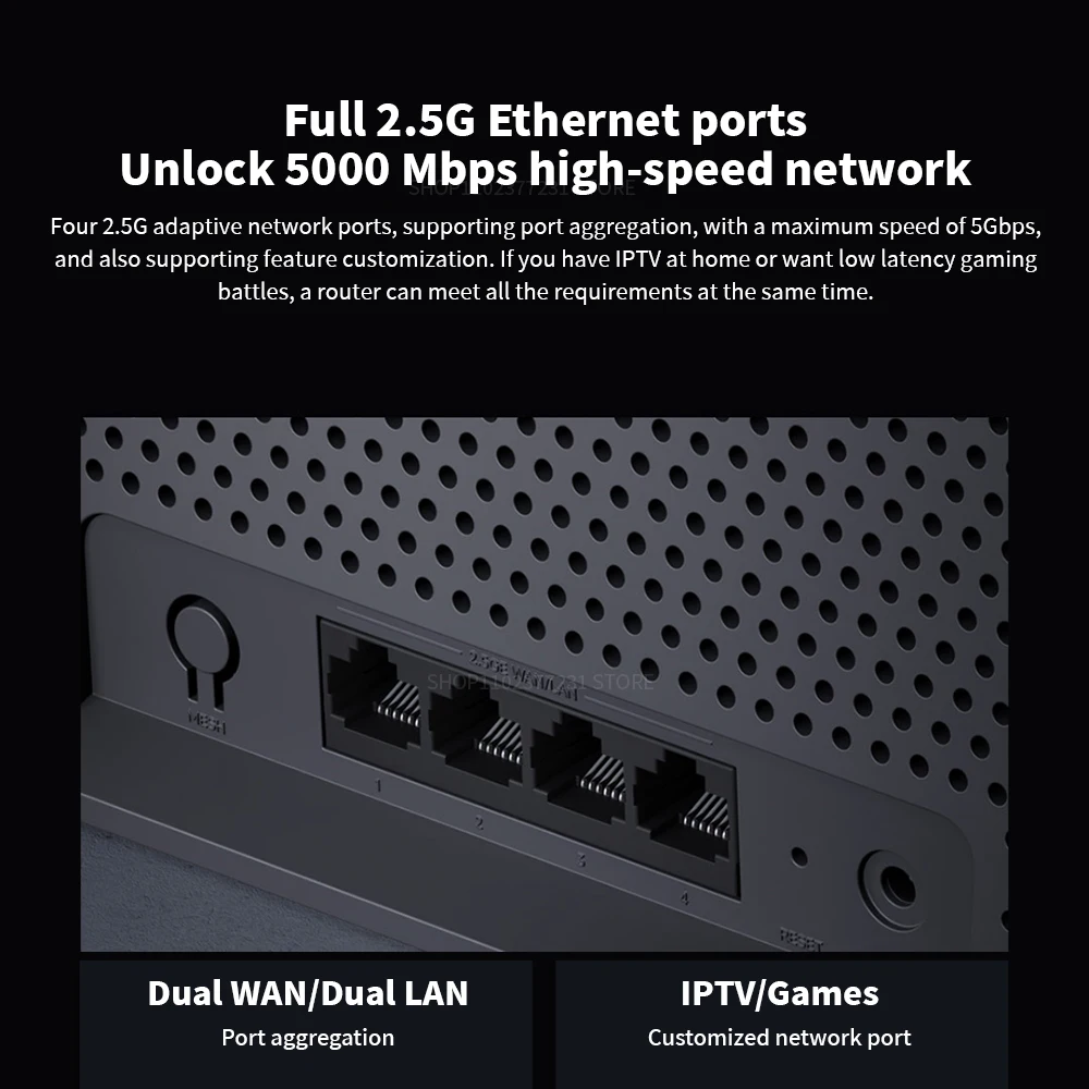 New Xiaomi Router BE6500 WiFi 7 6500M Full 2.5G Network Port 4-core Qualcomm Processor loT Smart Linkage Network Security Home -