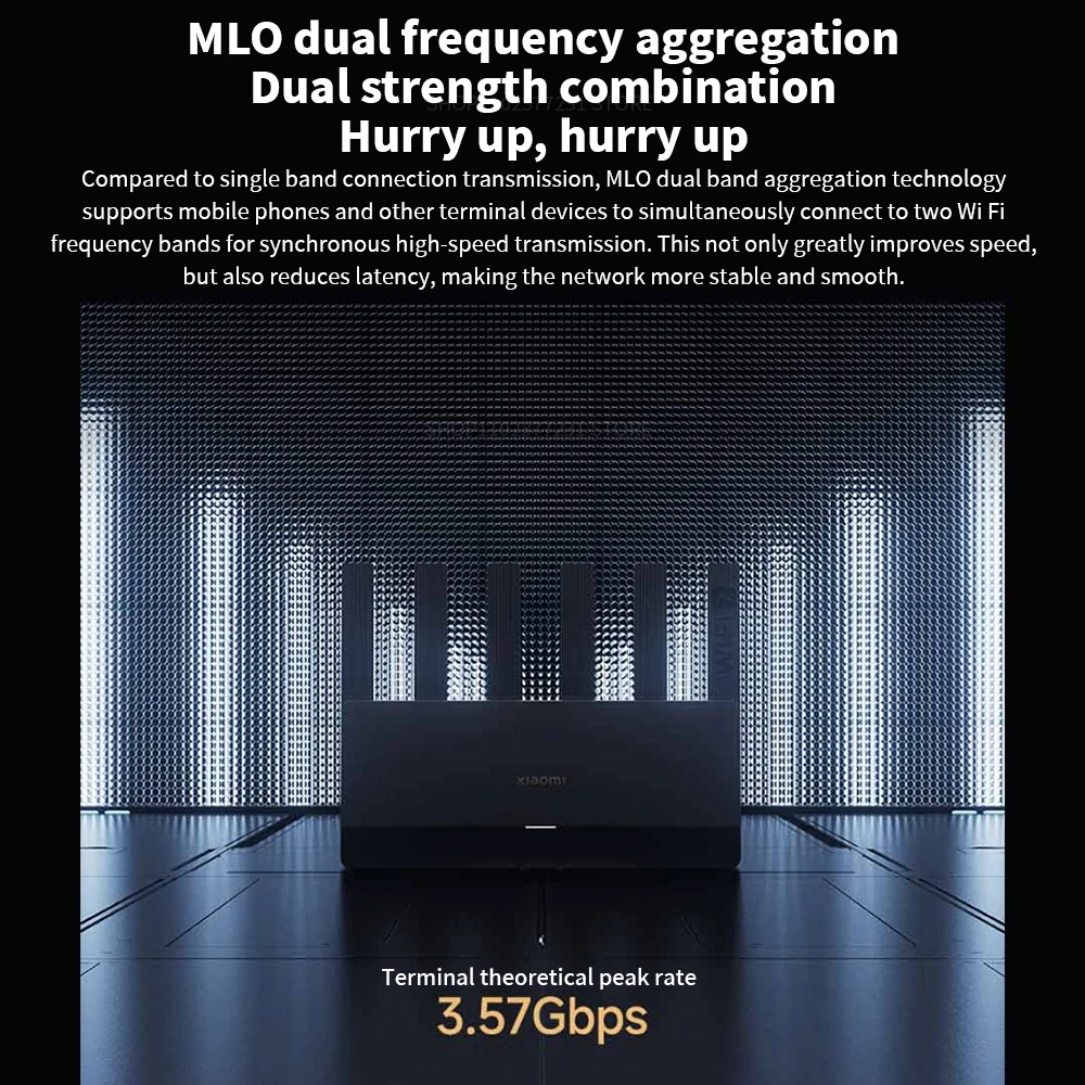 New Xiaomi Router BE6500 WiFi 7 6500M Full 2.5G Network Port 4-core Qualcomm Processor loT Smart Linkage Network Security Home -