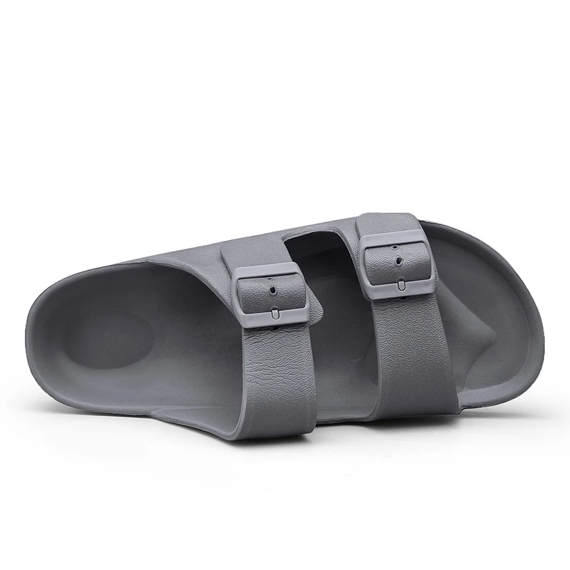Summer Adjustable Soft Slides Slippers For Men Flat EVA Slippers Lightweight Anti Slip Slippers Size 34-47 48 49  Dropshipping