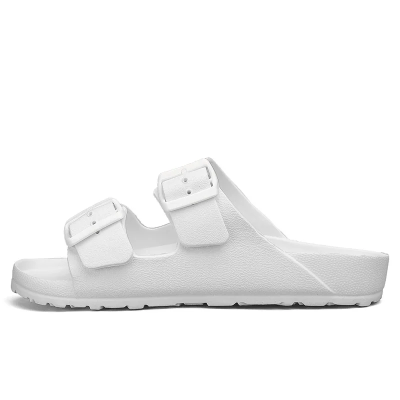 Summer Adjustable Soft Slides Slippers For Men Flat EVA Slippers Lightweight Anti Slip Slippers Size 34-47 48 49  Dropshipping