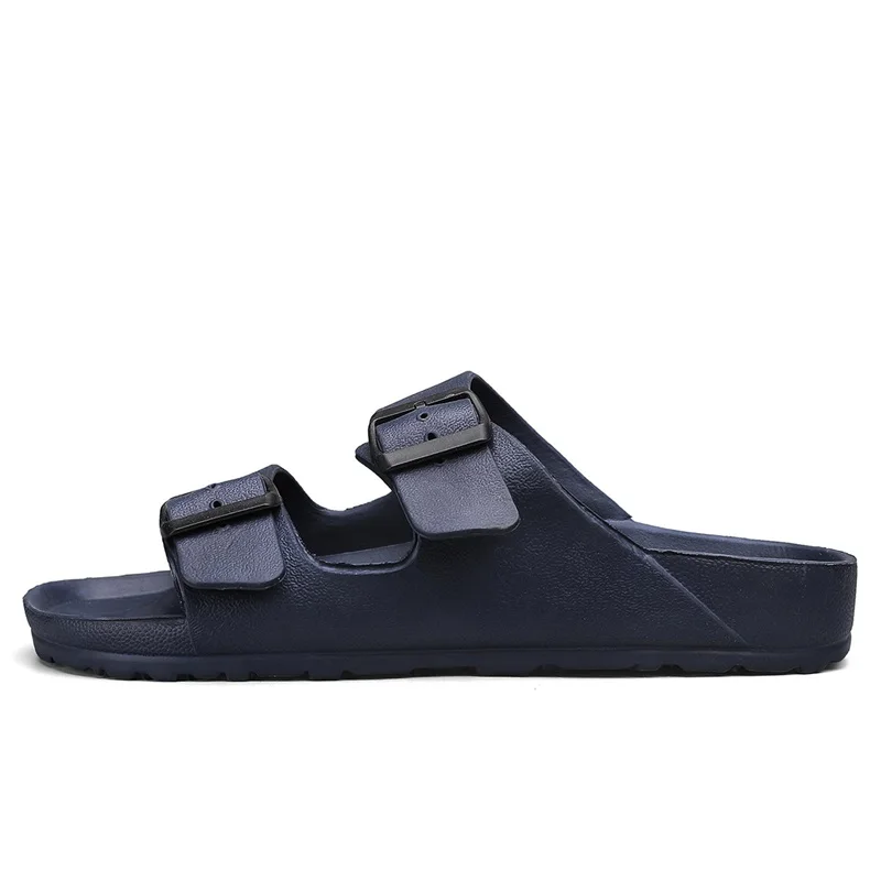 Summer Adjustable Soft Slides Slippers For Men Flat EVA Slippers Lightweight Anti Slip Slippers Size 34-47 48 49  Dropshipping