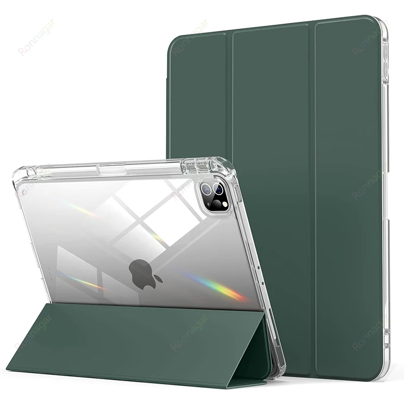 With Pencil Holder Case for iPad A16 A19 12th 11th 2026 Air11 13 Air8 M4 M3 M2 Pro11 12.9 13 M4 M5 Air4 5 10 9 8 7 9.7 10.2 10.5