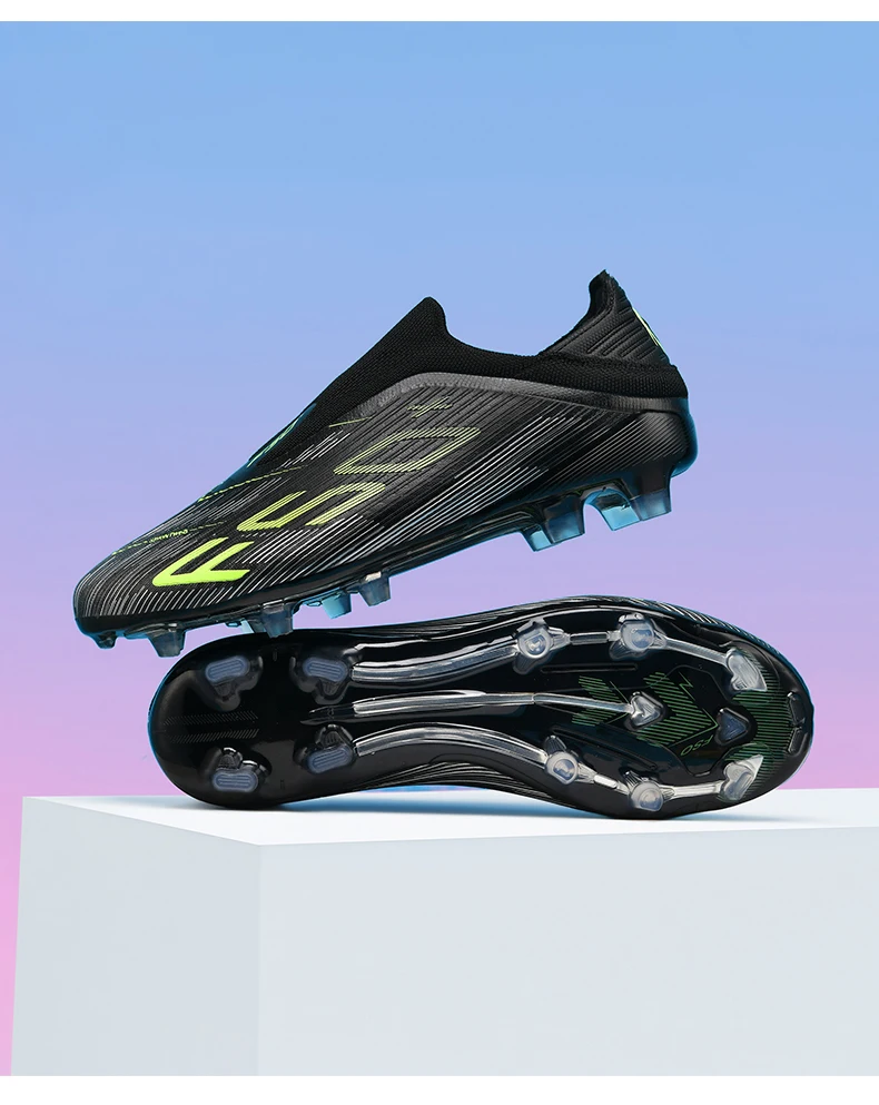 New Men Soccer Shoes Non-Slip Indoor Futsal Football Boots Match Grass Cleats High-quality Sneakers Hot-selling High-top Outdoor