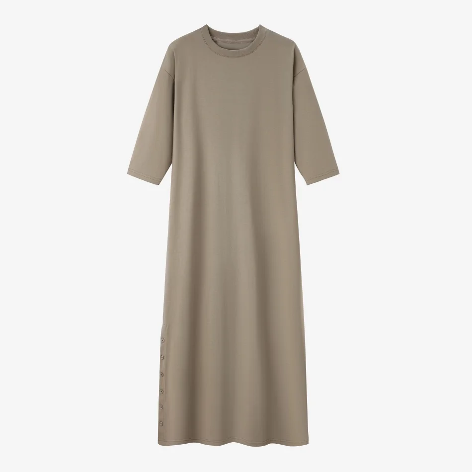 AS SS26 oversize loose T-shirt dress + V neck T-shirt + skirt set casual style woman clothes