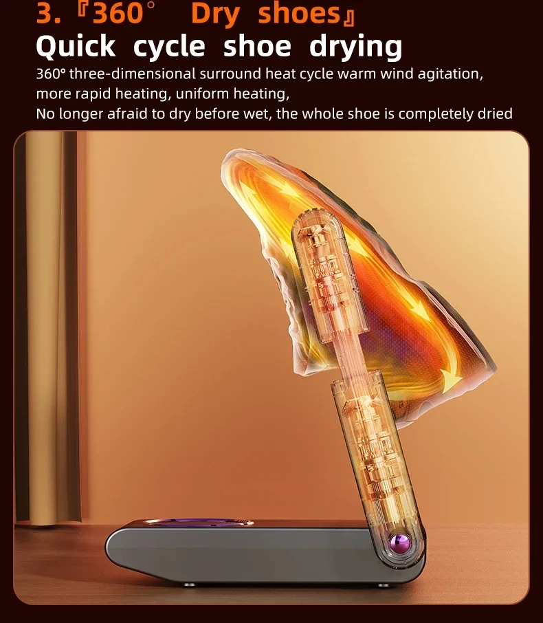 HOMEFISH Korean Style Electric Shoe Dryer 220V - Footwear Heater for Deodorizing And Sterilizing Home Use Appliance