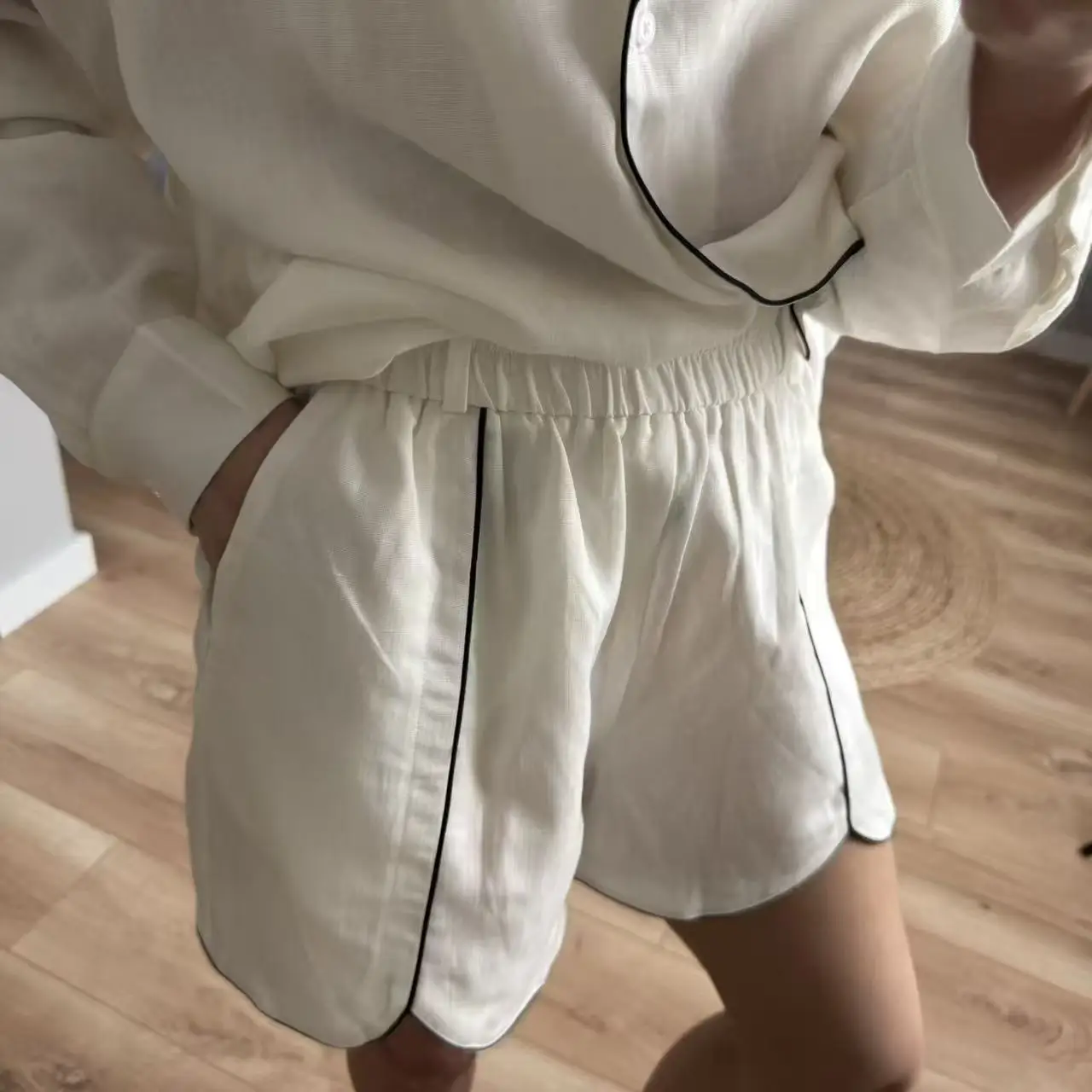 Women Fashion Shirt Short sets