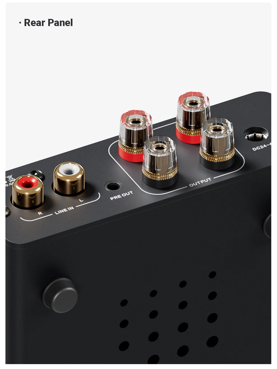 Fosi Audio V3 Stereo Power Amplifier 300W *2 TPA3255 Class D Mini Amp 2 Channel Audio Amplifier for Subwoofer Passive Bookshelf