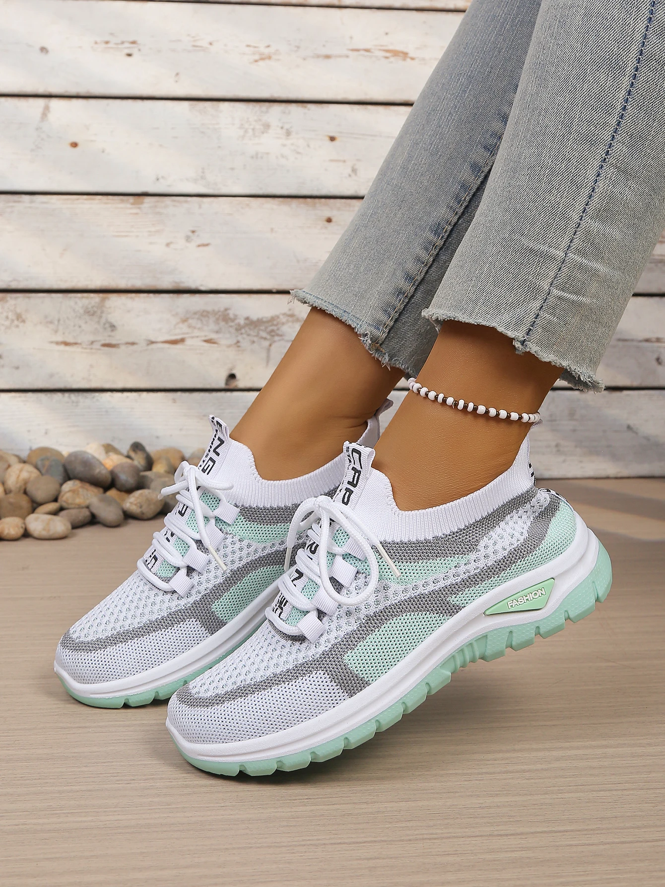 Women's Shoes Summer 2026 Casual Sneaker New Style Two-Color Single Shoes, Versatile, Casual and Fashionable Work Shoes